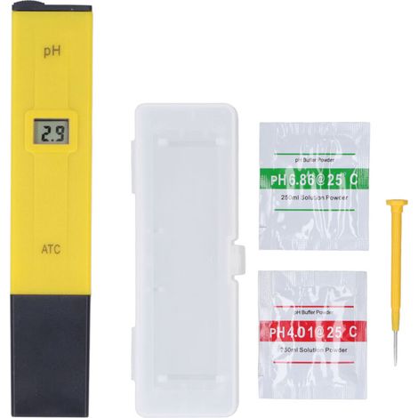 Stylo pH avec sonde résistante à la corrosion, mesure précise, analyseur portable, 0,00 - 14,00 (1/5)