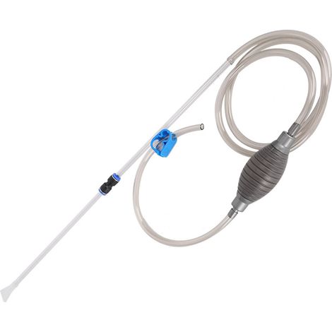 Tuyau de changement d'eau pour aquarium, pompe à siphon, nettoyage du sable, aspiration, type court (1/5)