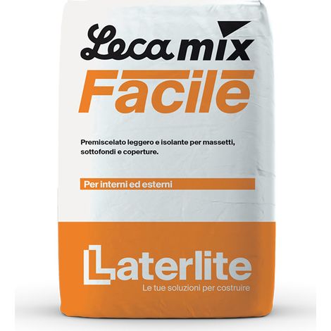 Lecamix facile laterlite kg 32 massetto alleggerito