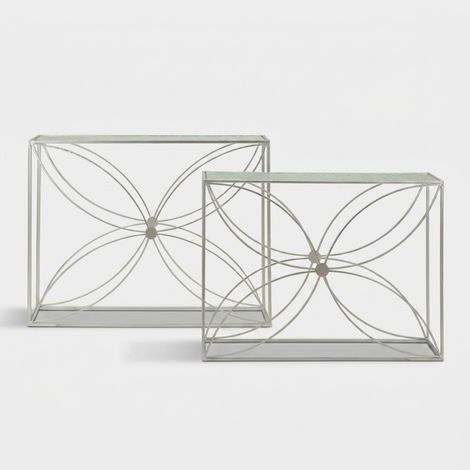 Ensemble de console paradise (2 pièces) - dimensions : 100 x 30x78 - 90 x 25x72 (1/5)