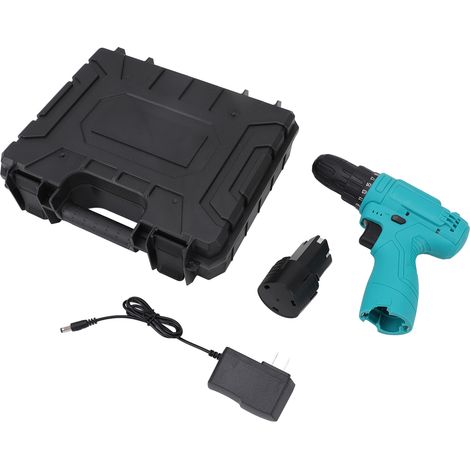 Electric Screwdriver Set 2 Speed Adjustable Ergonomic Shock Absorption Rechargeable Cordless Screwdriver Kit with Front LED Light