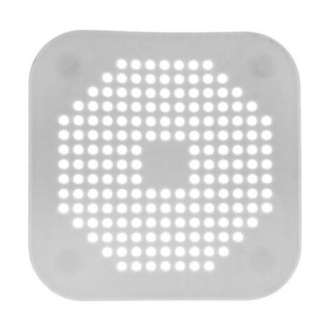 3 pièces Francaise Filtre Cheveux Douche Cheveux Douche Filtreevier/Baignoire/Douche en Silicone-Bouchon Caoutchouc Salle de Bain/Cuisine (Gris)