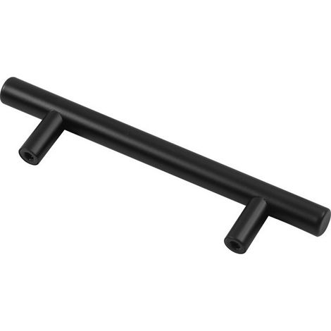 Poignée de Meuble Cuisine Noir 128MM en Acier Inox 15 UNITÉS (1/5)