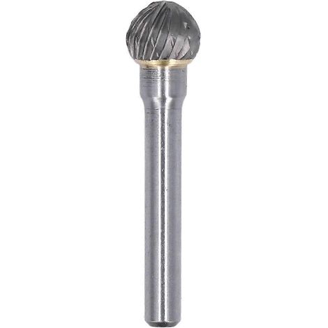 Fraise sphérique en alliage YG8, double coupe, pour le travail du bois et la fabrication d'outils. (1/5)