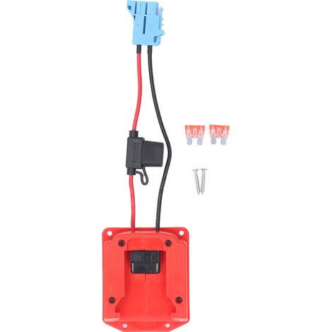 Adaptateur de batterie pour jouets à roulettes pour enfants, convertisseur 18 V pour Peg Perego 48-11-1828, connecteur bleu (1/5)