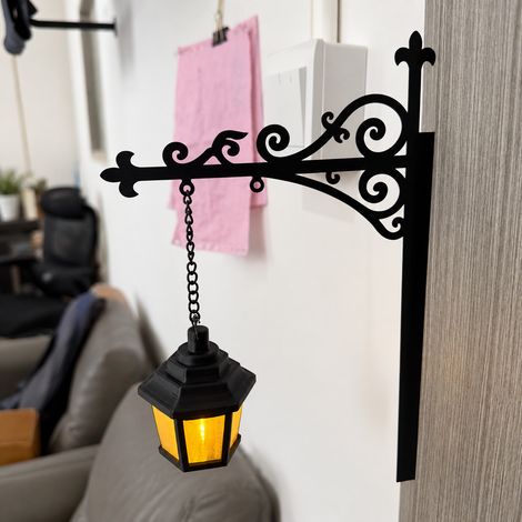 Lampe de bibliothèque modèle lanterne décorative vintage en métal pour étagère, 250 g – Livraison gratuite