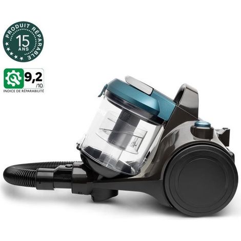 Aspirateur sans sac cyclonique 700W – Filtration HEPA 12 – Bac 2,5L – Efficacité A sur sols durs – Hkoenig (1/10)