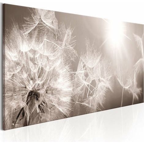 Tableau pissenlits d'été - 135 x 45 cm (1/4)