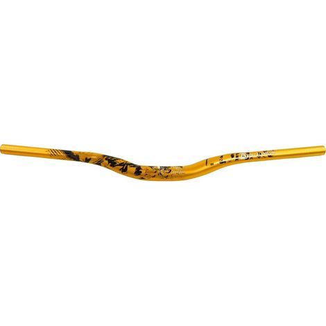 Guidon VTT Rallonge Aluminium Alliage 31,8x720mm Jaune Cyclisme Barre Rehausse Extra Longue