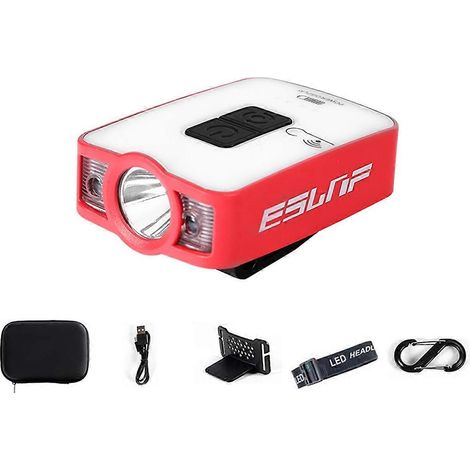 LED-Stirnlampe mit Eslnf-Sensor und Clips für die Außenbeleuchtung, ideal zum Campen, Angeln, Laufen und Bergsteigen. (1/5)