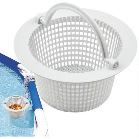Panier de filtration pour bassin - Panier d'écumeur avec poignée Écumeur portable pour piscine, idéal pour le lavage des feuilles et des débris (1/5)