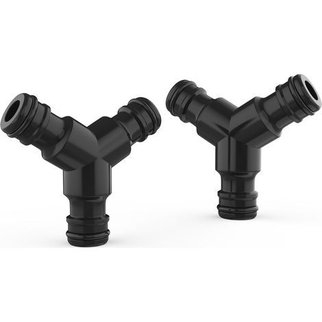 Y-Piece 13 mm (1/2 pouce), connecteur à 2 voies de haute qualité pour jardin et piscine, adaptateur de tuyau d'étang, connexion de réduction, séparateur de tuyau répartiteur en Y, utilisation (1/5)