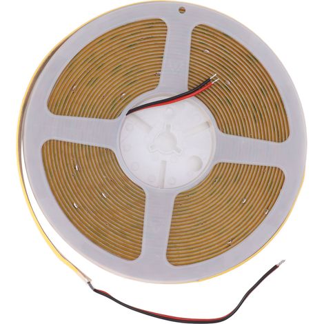 Ortviai Bande LED COB 10 m 24 V 4000 K – Double rangée, haute luminosité, flexible et adhésive pour meubles, cuisine, voiture (1/5)