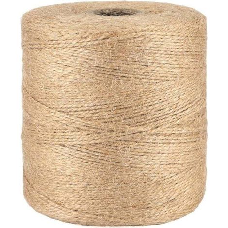 Ficelle\u3000500M Ficelle Jute Ficelles de Jardinage Corde Naturelles Fil de Jute Corde Fine pour Jardiage Décoration de Mariage,Arts Créatifs DIY l'emballage Cadeau-TREETALK (1/4)