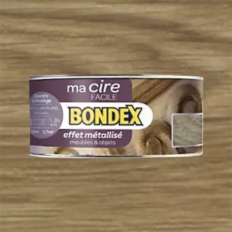 BONDEX Ma Cire Facile Effet métallisé Wengé or 0,25 L (1/2)
