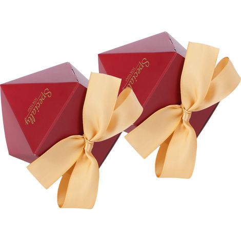 25 Geschenktüten, Süßigkeiten, Kekse, Geschenkschachteln mit Schleifen für Geburtstag, Hochzeit, Party (1/5)