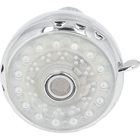 Pommeau de douche LED 7 couleurs Flash Light changeant automatiquement le pulvérisateur de douche avec filetage externe G1/2 pour salle de bain (1/5)