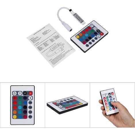 Drahtlose Infrarot-Fernbedienung mit 17/20/24/44 Tasten für RGB-LED-Streifen 3528 5050 (1/5)
