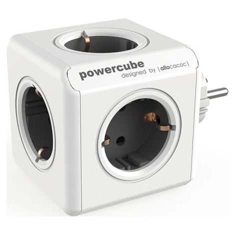 Powercube 5 tomas ALLOCACOC gris