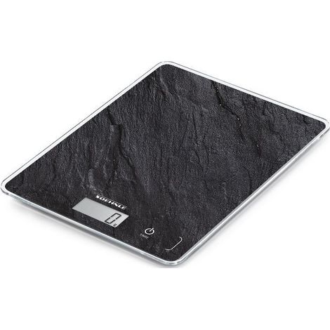 Balance 5 kg Effet Pierre Noire - Page Compact 300 - SOEHNLE
