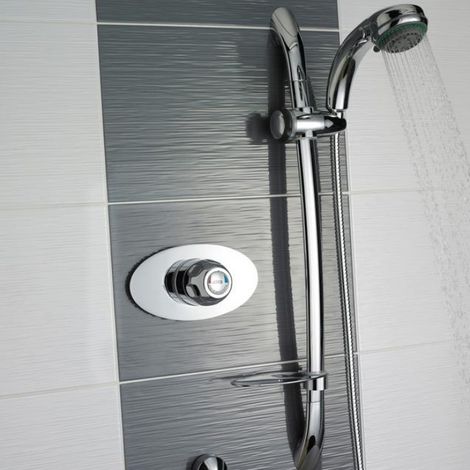 Nuie Chrome Concealed Sequential Thermostatic Shower Valve - VSQ3 (1/4)