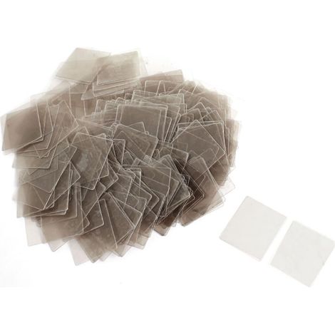300 pièces Plaques de mica Feuille de Mica Isolant 24 mm x 27 mm x 0,12 mm pour réparation