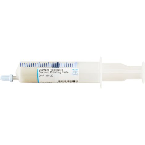 PFERD TOOLS Diamantpolierpaste DPP Korngröße 10µ mittelfein Spritze mit 20g für hartes Material