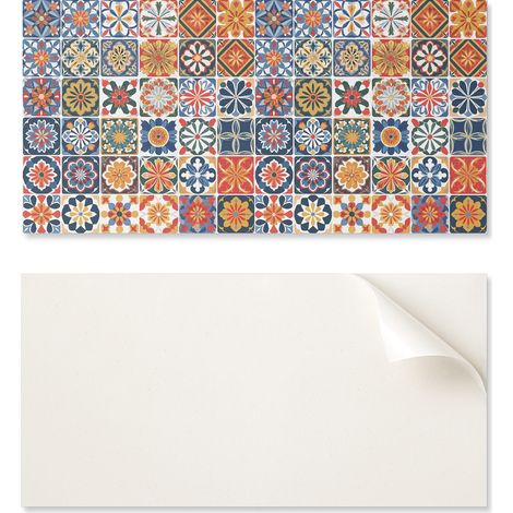 Azulejos de vinilo para pared, decoraci贸n de oficina, dise帽o de mosaico, 10x40x20 cm.