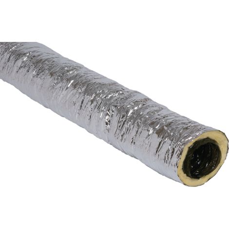 Aldes – Gaine VMC flexible isotherm 50mm – Longueur 6m – Diamètre 80mm – Isolation épaisse pour performance optimale (1/4)