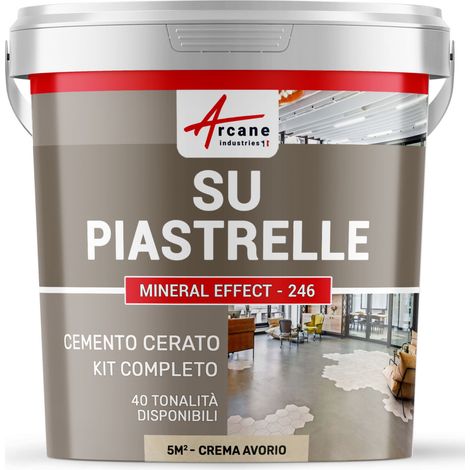 Microcemento su piastrelle - 5 m² (in 2 strati) Crema Avorio - ARCANE INDUSTRIES