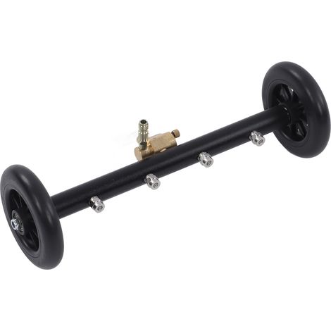 Balai de lavage sous voiture 4 trous 1000-4000 PSI, nettoyeur de châssis haute pression, avec 2 rallonges, noir (1/5)