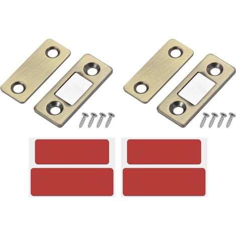 Set mit 2 Magnetschlössern für Schränke, Schubladen und Schiebetüren von Küchenschränken, antikgrün (1/5)