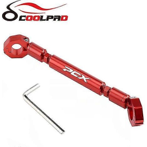 CNC-gefräster Lenkerquerträger, multifunktionale Querträgerhalterung für Honda PCX 160/150/125 – Rot (1/5)