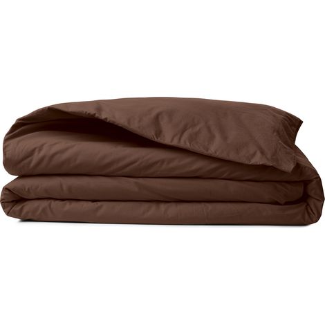 Funda nórdica, funda nórdica, ropa de cama Cover Marrón oscuro (1/5)