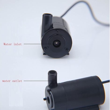 3pcs Mini Pompe Submersible DC 3V 5V - Micro Pompe à Eau Brushless Avec 3M Tuyau Transparent pour Aquarium, Jardin, Plante, Fleur (1/3)