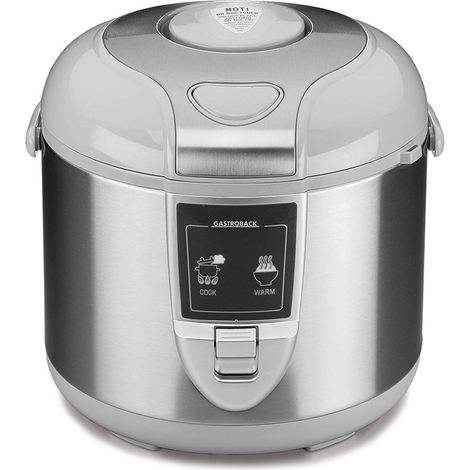 Gastroback Design Pro arrocera 5 L 700 W Plata, Blanco (1/5)