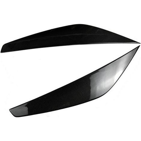 1 pair of carbon fiber headlight eyebrows suitable for 17-20 Ford Kuga (1/5)