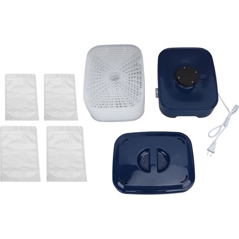 Déshydrateur Alimentaire 5 Plateaux 160W, Séchage Efficace pour Fruits, Légumes et Viandes, Multifonction, Prise CN 220V (1/5)