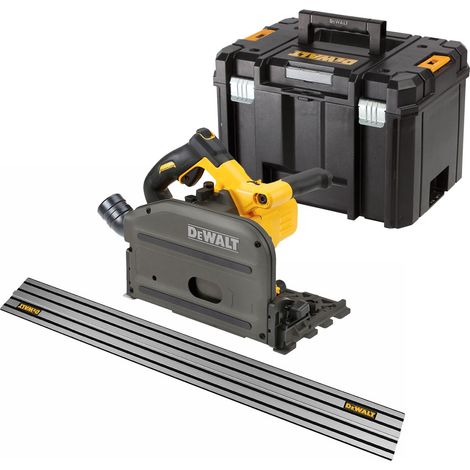 Dewalt DCS520NT 54v XR FLEXVOLT Cordless Plunge Saw Bare Tool + 1.5m Guide Rail