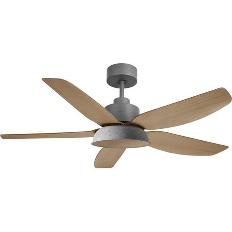 Ventilateur de Plafond avec Lumière EnergySilence Aero 5460 Daisy. 24W, Moteur DC, Diamètre 46" (117cm), 5 Pales, 3 Tons LED, Télécommande, Minuterie, 6 Vitesses, Tulipe Matériau Recyclé (1/5)