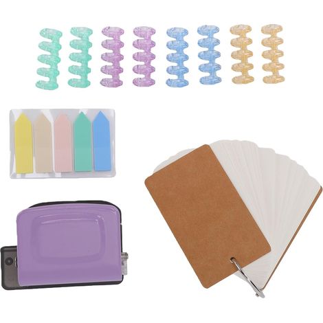 6-Hole Hole Punch, Mini Binding Machine with Chip Tray (1/5)