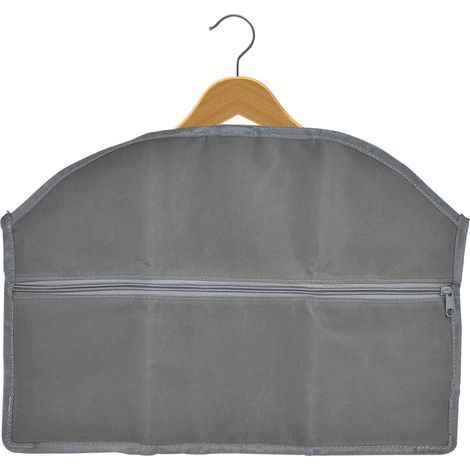Sac De Sécurité De Détournement De Cintre, Compartiment Caché De Poche Cachée Porte-Documents Secret Avec Pochette Zippée Qui Se Glisse Sous Les Vêtements Suspendus Pour Cacher Les Objets De Valeur (1/5)