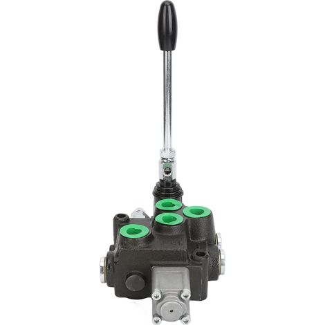 Distributeur hydraulique 1 section double effet, kit vanne de régulation de débit pour tracteur, accessoire directionnel multivoies (1/5)