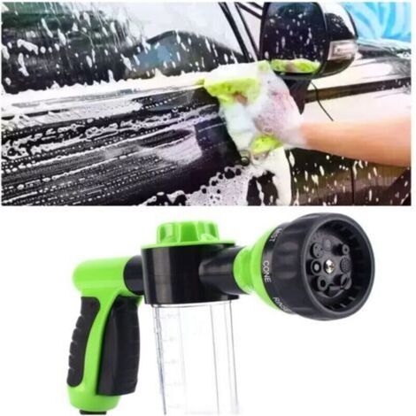 Buse de pulvérisation de pistolet de lavage Pistolet à eau en mousse voiture pour canon à mousse tuyau pulvérisateur distributeur Blaster pistolet de lavage 8 modèles d'arrosage lavage nettoyage