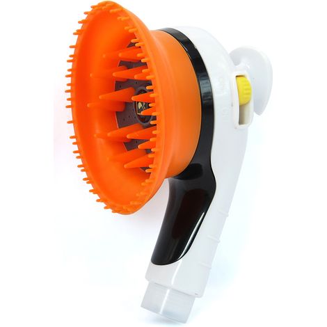 Kit de nettoyage universel pour le bain des animaux de compagnie : douchette, accessoire de douche, brosse de massage et nettoyant en silicone. (1/5)