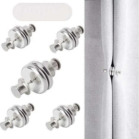 Boucle magnétique pour rideau de 25 mm, boucle de fermeture sans clou, dispositif de fixation magnétique (1/5)