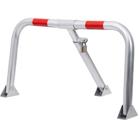 Arceau de parking rabattable STIER avec cadenas, HxlxP 420x753x365 mm (1/5)