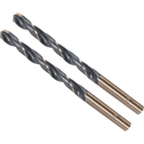2-Pièces Torsion Foret Mèches 7mm Titane (1/5)