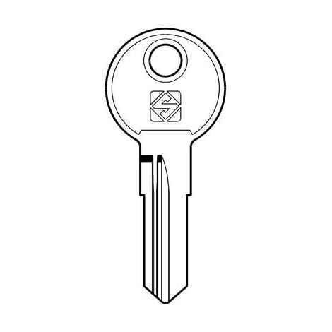 CHIAVE PIATTA EUROLOCKS EU10R SILCA - ACCIAIO NICHELATO- 10 pezzi