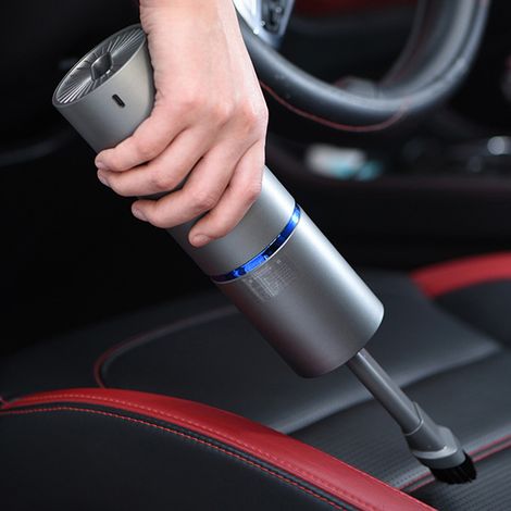 Aspirateur portable léger sans fil 2 en 1 pour voiture, intérieur et maison, avec clavier intégré. (1/4)